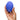 Hand holding a Purple We-Vibe Temp Lay-On Vibrator with a white background