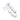 White wand vibrator with attachments on a white background