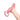 Pink Le Wand Lick 3-in-1 Rechargeable Double-Ended Vibrator held by a hand on a white background