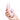 Pink Le Wand Mini Vibe G-Double G-Spot Vibrator held in a hand against a white background