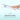 Hand holding a white and blue wand vibrator with ergonomic handle on a light blue background