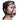 Side view of model wearing Master Series Leather Head Harness with Ball Gag on a white background