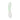 A white curved personal massager with a row of glowing green LED lights along the upper side, shown against a plain white background.