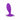 Purple silicone LELO SURFER Originals Prostate Massager on a white background