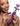 Woman holding a purple and clear silicone vibrator against a white background