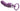 Purple and clear silicone vibrator on a white background