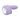 Purple silicone vibrator on a white background