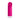 A bright pink handheld personal massager with a circular head, featuring the brand name 'LOVENSE' printed vertically on the side and an illuminated multicolor LED light base, shown against a plain white background.