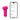 A bright pink handheld personal massager with a white base stands next to a smartphone displaying a companion app interface with options like Remote, My Patterns, and Control Link.