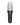 A handheld male masturbator with a textured clear tpe bulb and a matte black handle featuring a blue digital LED display and control buttons, shown against a plain white background.
