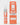 JO BLÓ Oral Pleasure Gel in Mango Peach, shown as a clear spray bottle with a silver cap next to its orange and white retail box on a light gray background.