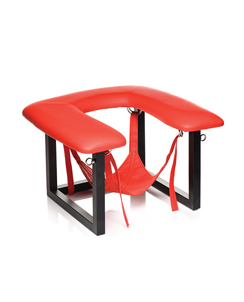 Master Series Face Rider Queening Chair Black/Red Adult Toy Box Master Series Face Rider Queening Chair Black/Red Adult Toy Box