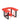 Master Series Face Rider Queening Chair - Black/Red
