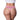 Sweet Treats Crotchless Thong with Wicked Sensual Care Strawberry Lube - Pink plus size