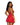 Red Dreamgirl Stretch Mesh Chemise & Robe Set