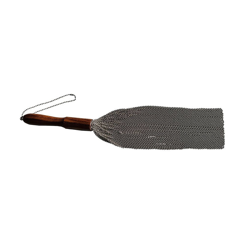 Rouge Beaded Metal Flogger for Sensation & Impact Play Adult Toy Box Rouge Beaded Metal Flogger for Sensation & Impact Play Adult Toy Box