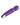 Purple wand vibrator on a white background
