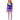 Mystery Diva Halloween costume. Purple dress with green scarf