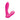 Pink silicone The Royale Bunny Heat on a white background