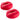 Red Naughty Nips Vibrating Nipple Clamps