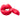 Red Naughty Nips Vibrating Nipple Clamps