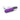 Purple lipstick vibrator with a USB cable on a white background