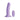 Purple silicone dildo with remote control on a white background