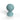Screaming O Cuties Palmy Palm Vibrator Powder Blue on a white background