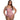 Model wearing a pink lingerie set on a white background
