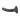 Black pegging dildo on a white background