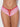 Light Pink Bella Lace Up Front Crotchless Tanga Panties