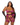 A model wearing pink plus size flocked bunny chaps with a plunge neckline and Playboy logo elastic.