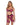 A model wearing pink flocked bunny chaps with a plunge neckline and Playboy logo elastic.