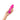 Hand holding a pink 'Solia Bullet' vibrator against a white background