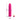 Pink Fixation Lipstick Bullet Vibrator with measurements on a white background