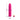 Pink Fixation Lipstick Bullet Vibrator with measurements on a white background