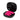 Pink We-Vibe Chorus Pro in a black charging case on a white background