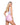 pink Playboy Slumber Bunny Short Set back