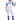 Baseball player in a white and blue uniform with number 53, holding a bat on a white background