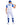 Baseball player in a white and blue uniform with number 53, holding a bat on a white background