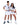 Two people wearing Playboy-themed sports uniforms on a white background
