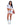 Model wearing white Playboy Sporty Football Player Costume