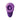 Purple silicone fantasy for her pleasure sucker on a white background