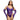 Model wearing a purple bodysuit and gloves on a white background