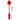Red silicone Rose Plus Suction + Thrusting Vibrator with USB cable on a white background
