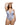 Plus size Baby Blue Floral teddy made of stretch eyelash lace and mesh with a Plunging bralette cup, Satin trim & ribbon bow detail, Cotton gusset, Single string thong back