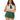 Person wearing a green plaid skirt and white top with a tie, holding a yellow object.