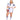Model wearing white Playboy Sporty Football Player Costume