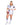 Model wearing white Playboy Sporty Football Player Costume