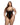 plus size Black Cherry Delight Corset Set
